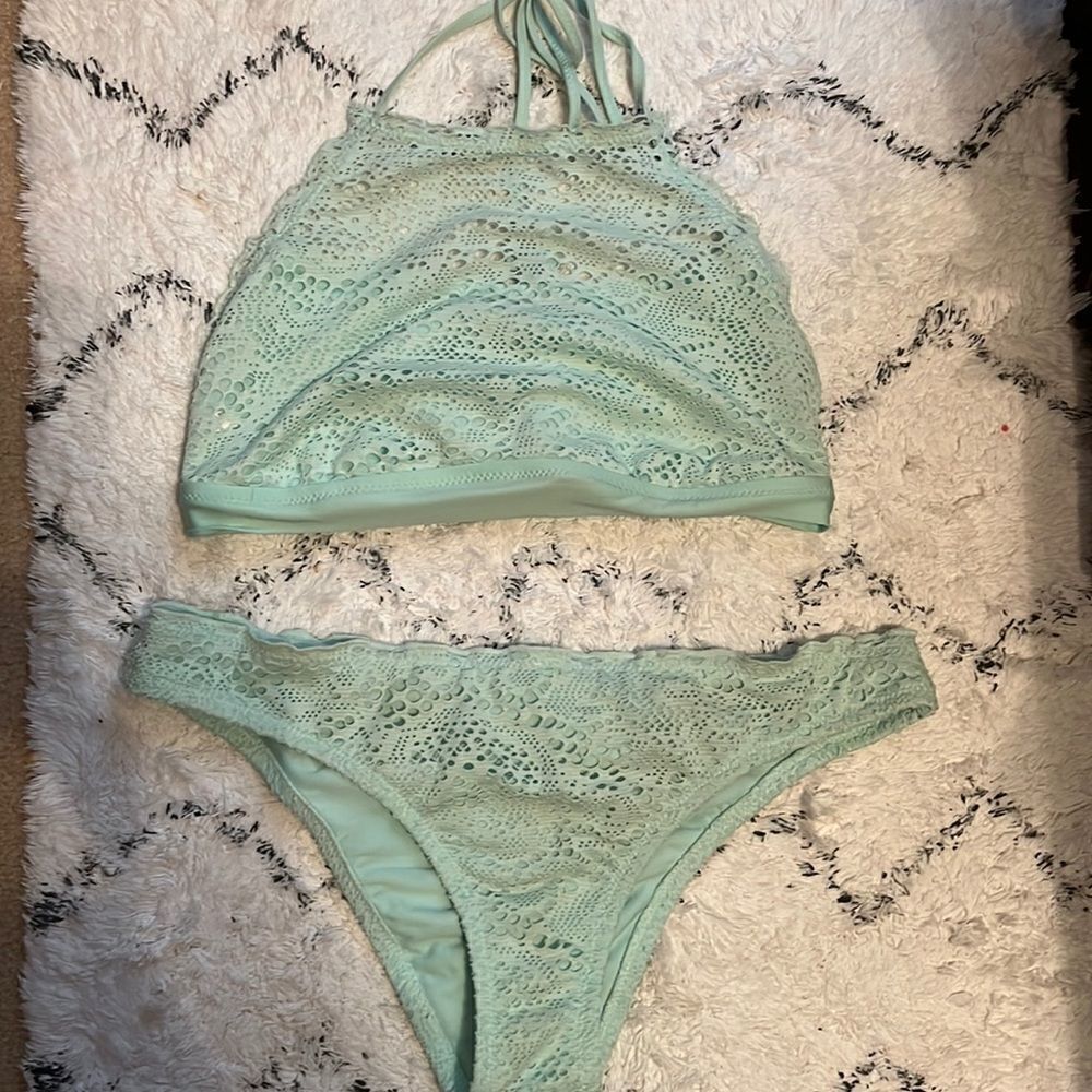 MOSSIMO mint two piece/Bikini swim suit.